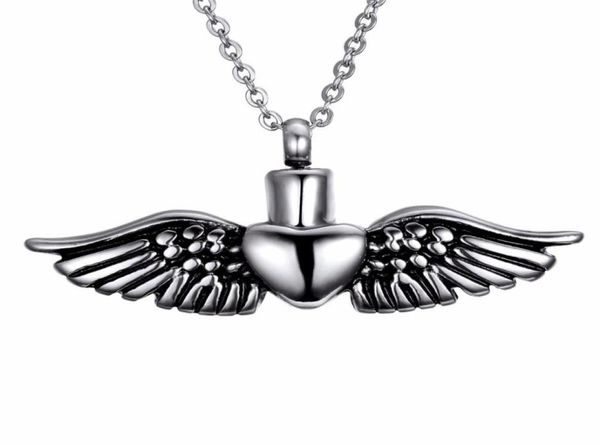 stainless steel angel wings heart shape pendants cremation urn pendant ashes urn necklaces letter pendant keepsake memorial ash ur5992410, Silver
stainless steel angel wings heart shape pendants cremation urn pendant ashes urn necklaces letter pendant keepsake memorial ash ur5992410, Silver