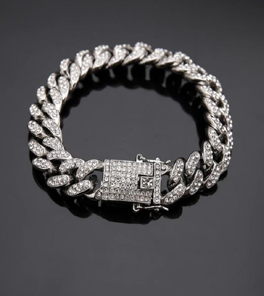fashion mens bracelets 14k gold chains cuban link bracelet punk hip hop jewelry silver color rhinestone design men for gifts8780832, Black
fashion mens bracelets 14k gold chains cuban link bracelet punk hip hop jewelry silver color rhinestone design men for gifts8780832, Black
