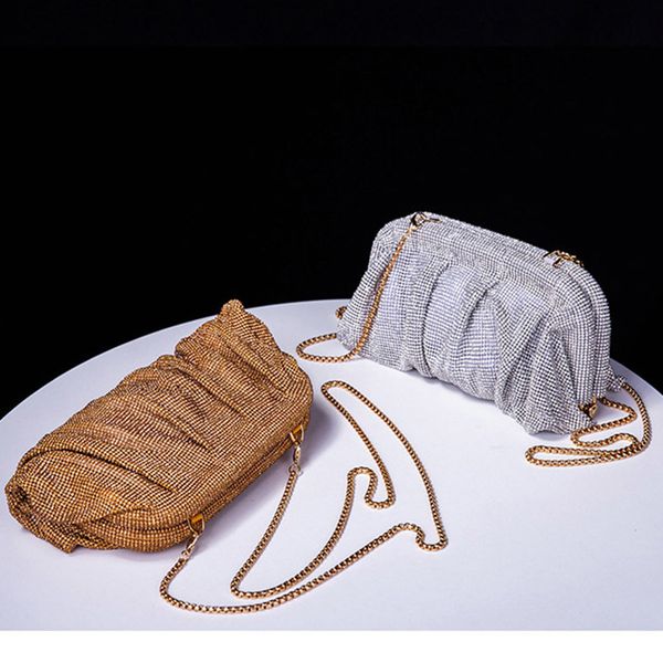 evening bags luxury silver gold folds clip purses shiny clutch bag handbags designer wedding party bag b590 230824
evening bags luxury silver gold folds clip purses shiny clutch bag handbags designer wedding party bag b590 230824