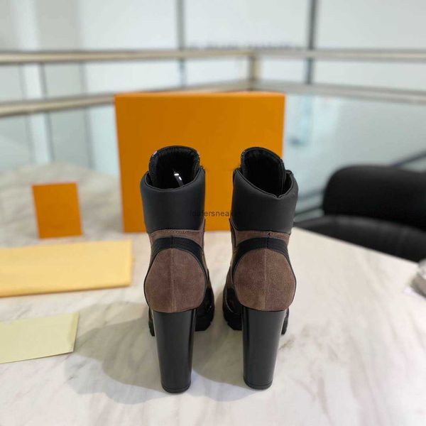 star trail ankle boot designer luxury women martin boots desert genuine leather booties high heel treaded rubber outsole01, Black
star trail ankle boot designer luxury women martin boots desert genuine leather booties high heel treaded rubber outsole01, Black
