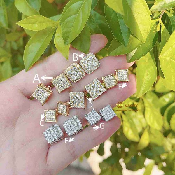 iced out earrings zuanfa hiphop jewelry luxury earrings classic design vvs moissanite diamond silver 925 earring, Golden
iced out earrings zuanfa hiphop jewelry luxury earrings classic design vvs moissanite diamond silver 925 earring, Golden