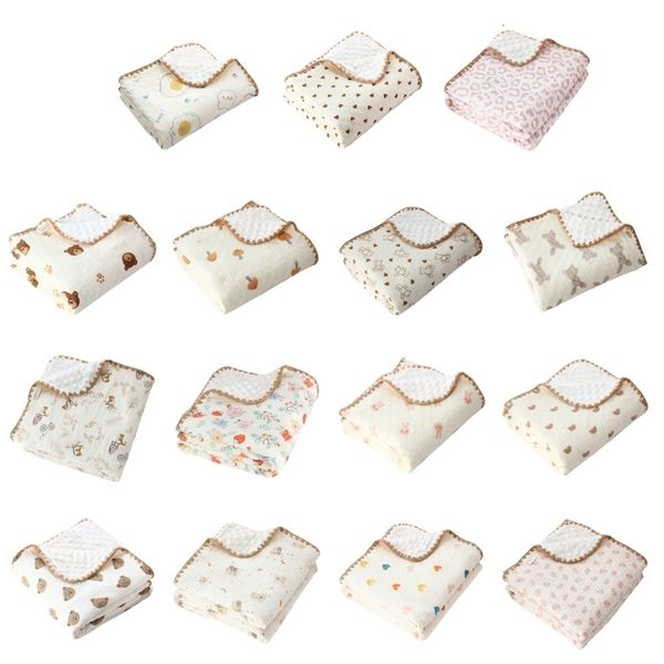 blankets swaddling baby receiving blanket cartoon swaddles wrap for infant boys girls breathable naptime quilts born cosy bedding cover 2308