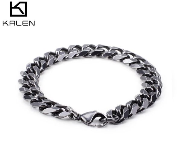 retro 316 stainless steel brushed link chain bracelets for men biker matte hand chain wrist wrap bracelets jewelry7463750, Black
retro 316 stainless steel brushed link chain bracelets for men biker matte hand chain wrist wrap bracelets jewelry7463750, Black