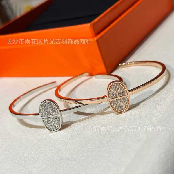 bangle designer light luxury rose gold 925 sterling silver minimalist new pig nose diamond bracelet and in two colors fsn8, Black
bangle designer light luxury rose gold 925 sterling silver minimalist new pig nose diamond bracelet and in two colors fsn8, Black