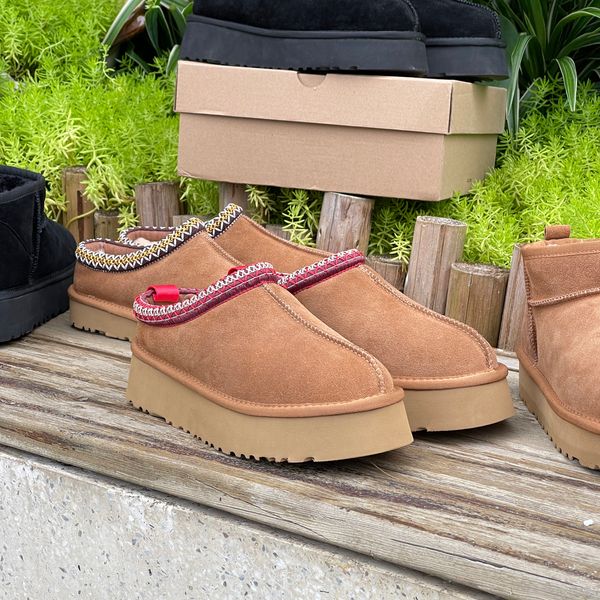 tasman slippers tazz chestnut fur slides sheepskin shearling classic ultra mini platform boot winter mules women men slip-on shoes suede upp, Black
tasman slippers tazz chestnut fur slides sheepskin shearling classic ultra mini platform boot winter mules women men slip-on shoes suede upp, Black