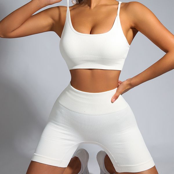 women's leggings white ribbed yoga shorts sets seamless sports suits fitness workout clothes for women sportswear crop gym wear female, Black
women's leggings white ribbed yoga shorts sets seamless sports suits fitness workout clothes for women sportswear crop gym wear female, Black