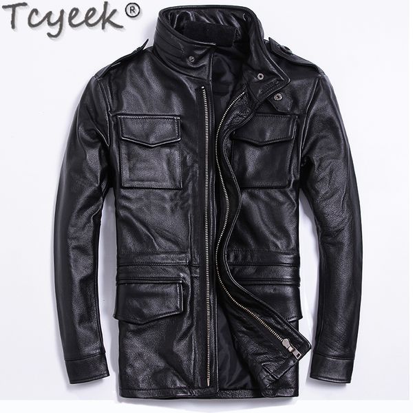 men's jackets tcyeek genuine leather jacket men clothing cowhide autumn winter coat male casual motorcycle chaquetas lq 230824, Black;brown
men's jackets tcyeek genuine leather jacket men clothing cowhide autumn winter coat male casual motorcycle chaquetas lq 230824, Black;brown