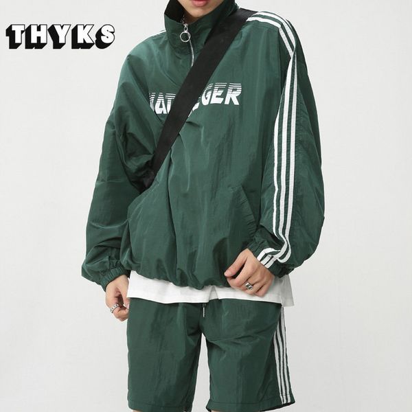 men's tracksuits mens casual sets harajuku letter printed stand collar thin college jacket quick drying loose green shorts couple suit, Gray
men's tracksuits mens casual sets harajuku letter printed stand collar thin college jacket quick drying loose green shorts couple suit, Gray
