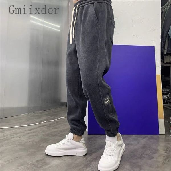 men's pants gmiixder winter couples sweatshirt hip hop loose label patch design casual pants men's velvet corduroy harem trousers, Black
men's pants gmiixder winter couples sweatshirt hip hop loose label patch design casual pants men's velvet corduroy harem trousers, Black
