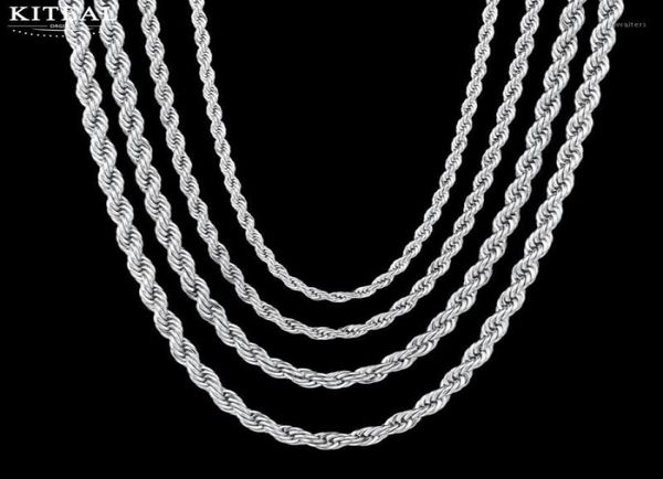 kiteal gold plating rope chain stainless steel necklace for women men fashion 3mm 5mm 6mm 50cm 60cm jewelry gift chai8522970, Silver
kiteal gold plating rope chain stainless steel necklace for women men fashion 3mm 5mm 6mm 50cm 60cm jewelry gift chai8522970, Silver