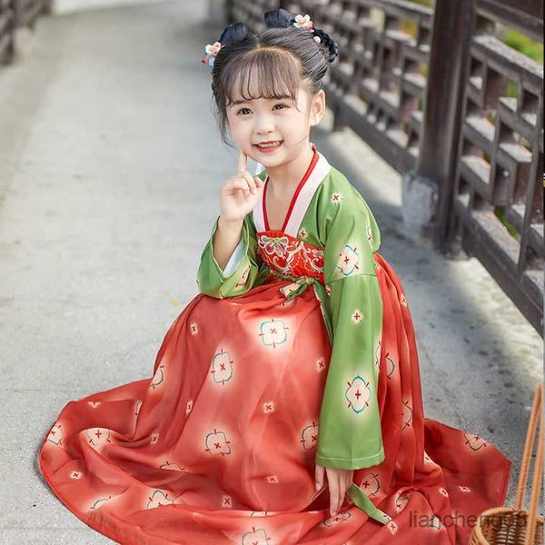 girl's dresses summer small baby girls come long sleeve little girl dress elegance chinese ancient style dresses for to r230824, Red;yellow
girl's dresses summer small baby girls come long sleeve little girl dress elegance chinese ancient style dresses for to r230824, Red;yellow