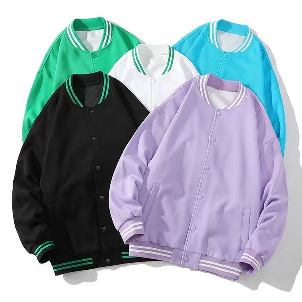 men s jackets bomber fashion casual loose streetwear quality button sports coat women men jacket custom 230823, Black;brown
men s jackets bomber fashion casual loose streetwear quality button sports coat women men jacket custom 230823, Black;brown