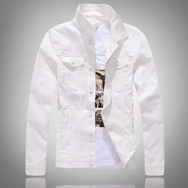 mens jackets fashion designer men denim jacket cowboy white jeans casual slim fit cotton coat outwear male clothesmens, Black;brown
mens jackets fashion designer men denim jacket cowboy white jeans casual slim fit cotton coat outwear male clothesmens, Black;brown
