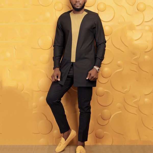 men's tracksuits dashiki african suit printed trousers kaftan luxury ethnic casual style 2 piece set traditional wedding clothing 23082, Gray
men's tracksuits dashiki african suit printed trousers kaftan luxury ethnic casual style 2 piece set traditional wedding clothing 23082, Gray