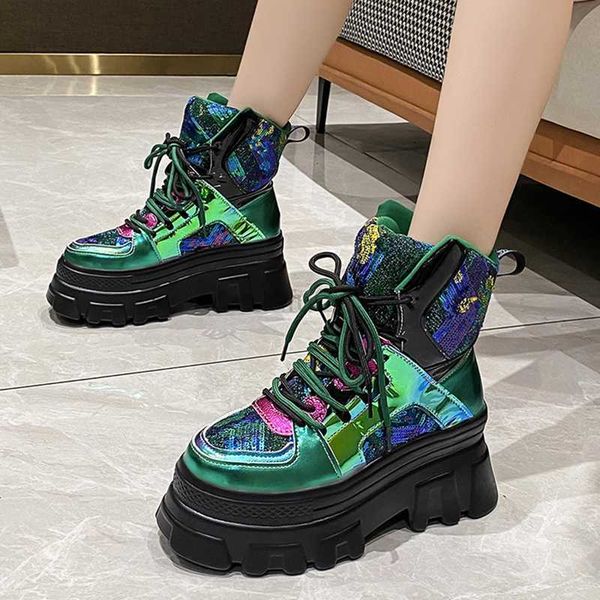 boots fashion glitter motorcycle boots women gothic chunky platform ankle boots autumn winter thick bottom lace up punk shoes woman, Black
boots fashion glitter motorcycle boots women gothic chunky platform ankle boots autumn winter thick bottom lace up punk shoes woman, Black