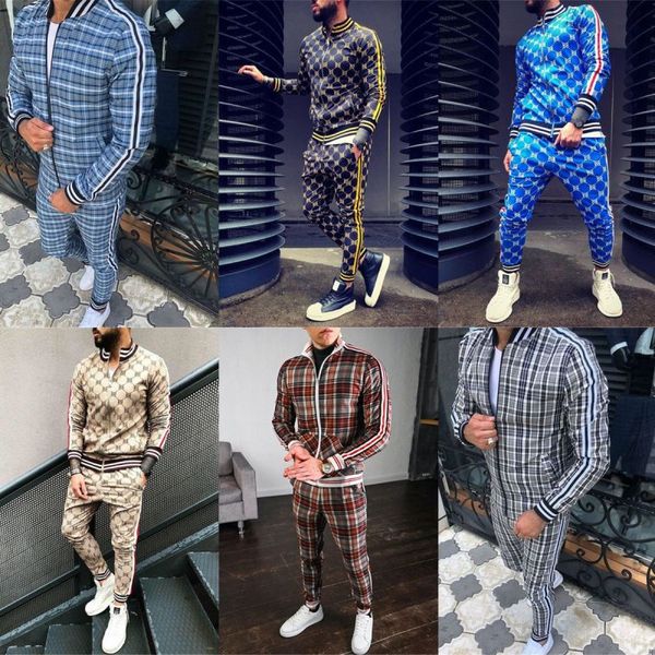 gyms designer mens sets 2 pieces sets tracksuit mens jackets pants suit sportwear gentlemen plaid mens sports suit men varsity jacket clothe, Black
gyms designer mens sets 2 pieces sets tracksuit mens jackets pants suit sportwear gentlemen plaid mens sports suit men varsity jacket clothe, Black