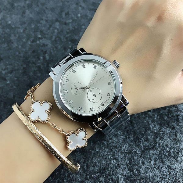brand quartz wrist watch for men women girl style metal steel band watches g43210b, Slivery;brown
brand quartz wrist watch for men women girl style metal steel band watches g43210b, Slivery;brown