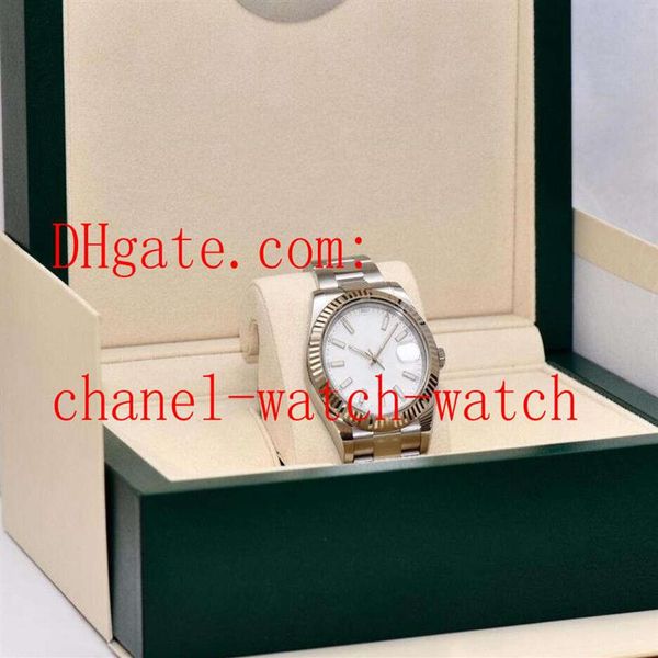stainless steel men's date wrist watches 116334 36mm automatic machinery mens watch box papers223q, Slivery;brown
stainless steel men's date wrist watches 116334 36mm automatic machinery mens watch box papers223q, Slivery;brown