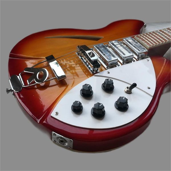 12-string 360 electric guitar, cs color r bridge, can be customized according to your requirements
12-string 360 electric guitar, cs color r bridge, can be customized according to your requirements
