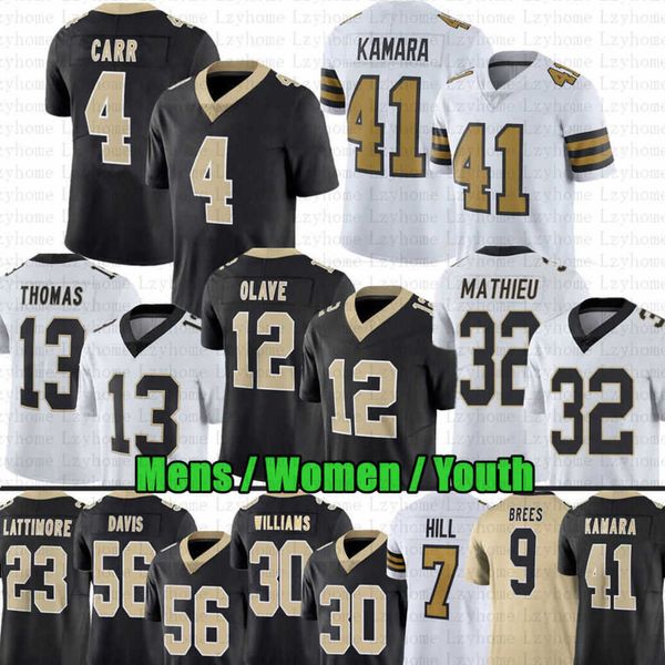 4 derek carr alvin kamara football jersey jamaal williams chris olave foster moreau taysom hill tyrann mathieu jimmy graham brees marshon la, Black;red
4 derek carr alvin kamara football jersey jamaal williams chris olave foster moreau taysom hill tyrann mathieu jimmy graham brees marshon la, Black;red