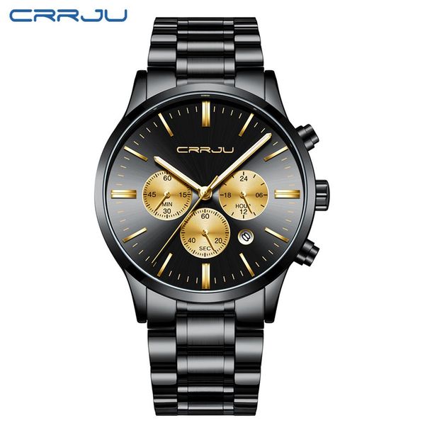 erkek kol saati crrju men stainless steel band watch men's luxury business luminous quartz wrist watches male date window clo270n, Slivery;brown
erkek kol saati crrju men stainless steel band watch men's luxury business luminous quartz wrist watches male date window clo270n, Slivery;brown