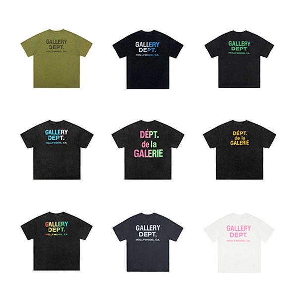 men's t-shirts designer summer short sleeve tshirt galleries tee depts men women letters luxury 22ss american fashion brand wash letter, White;black
men's t-shirts designer summer short sleeve tshirt galleries tee depts men women letters luxury 22ss american fashion brand wash letter, White;black