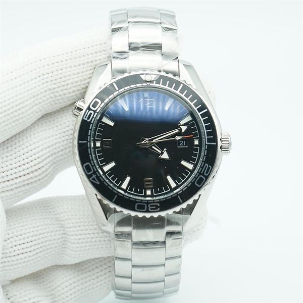 black bezel limited dial watch 44mm automatic mechaincal movement ocean diver 600m stainless steel sports sea mens watches220g, Slivery;brown
black bezel limited dial watch 44mm automatic mechaincal movement ocean diver 600m stainless steel sports sea mens watches220g, Slivery;brown