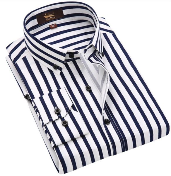man long sleeved wide striped shirt stretch business casual shirt mens casual fashion shirt9300513, White;black
man long sleeved wide striped shirt stretch business casual shirt mens casual fashion shirt9300513, White;black