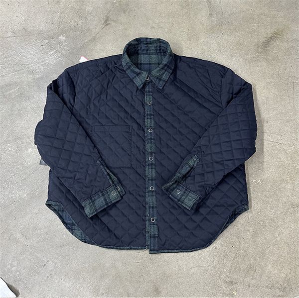 men s hoodies sweatshirts plaid vujade kenijima 2023fw flannel jacket men women 1 version thick keep warm streetwear coat skateboard 230823, Black
men s hoodies sweatshirts plaid vujade kenijima 2023fw flannel jacket men women 1 version thick keep warm streetwear coat skateboard 230823, Black
