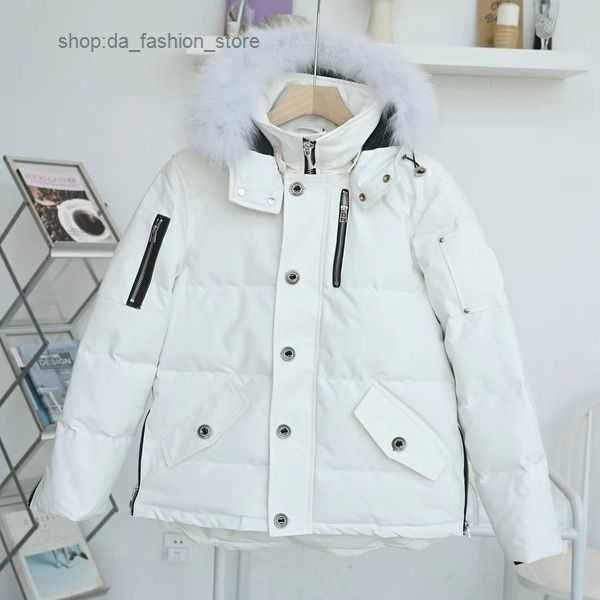 down jacket men's fur collar parka winter waterproof white duck coat cloak fashion men and women couples moose casual version to keep w, Black
down jacket men's fur collar parka winter waterproof white duck coat cloak fashion men and women couples moose casual version to keep w, Black