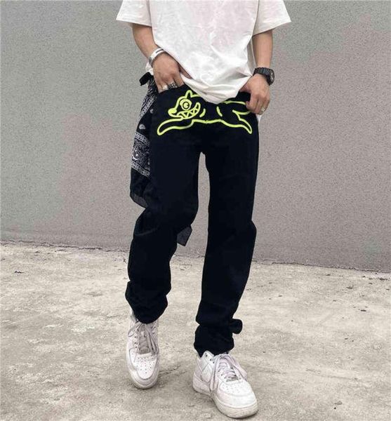 skeleton dog embroidery baggy jeans men retro high street oversize casual denim trousers harajuku washed hip hop jean pants x220714753895, Blue
skeleton dog embroidery baggy jeans men retro high street oversize casual denim trousers harajuku washed hip hop jean pants x220714753895, Blue