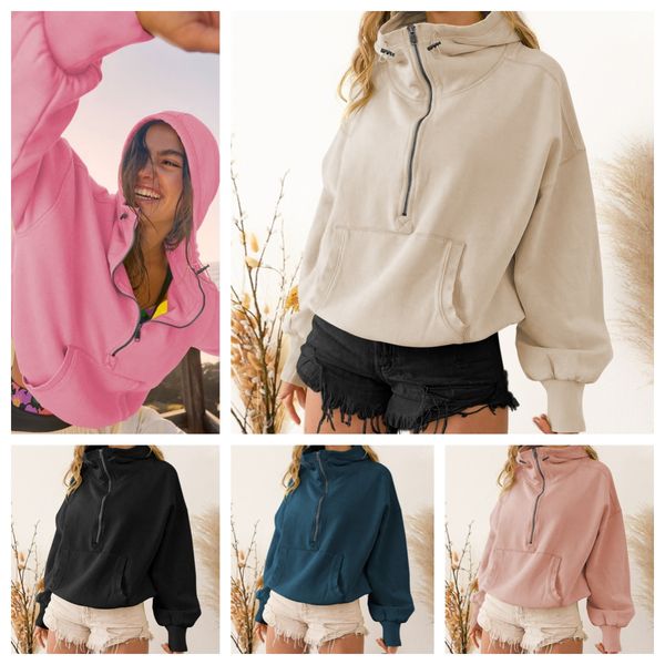 crop hoodies for women fleece gym sportswear with pockets thumb hole lemon autumn fashion brand sports hoodie zipper drawstring long-sleeved, Black
crop hoodies for women fleece gym sportswear with pockets thumb hole lemon autumn fashion brand sports hoodie zipper drawstring long-sleeved, Black