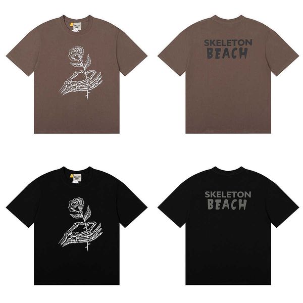 men's t-shirts designer summer short sleeve tshirt galleries tee depts men women letters luxury 23ss spring summer skull hand bone rose, White;black
men's t-shirts designer summer short sleeve tshirt galleries tee depts men women letters luxury 23ss spring summer skull hand bone rose, White;black
