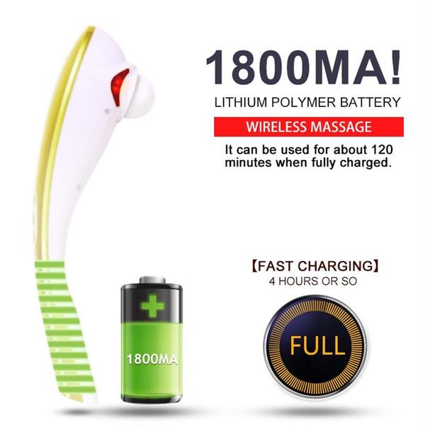 4 in 1 wireless rechargeable electric handheld massage stick vibrating vertebra shoulder back neck massager310y
4 in 1 wireless rechargeable electric handheld massage stick vibrating vertebra shoulder back neck massager310y
