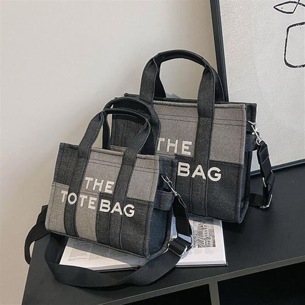 shopping bags two size the tote bag hand totes designer bags women fashion all match shopper shoulder denim eveningbags 33 27 11cm1905
shopping bags two size the tote bag hand totes designer bags women fashion all match shopper shoulder denim eveningbags 33 27 11cm1905