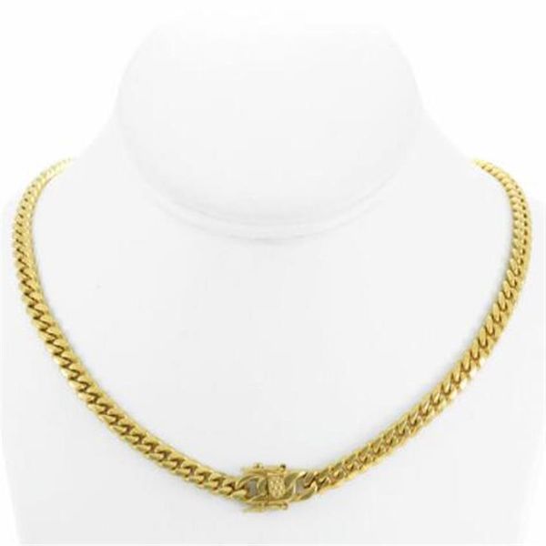 6mm men 14k gold plated close tight miami cuban chain triple box lock 24 inches219s, Silver
6mm men 14k gold plated close tight miami cuban chain triple box lock 24 inches219s, Silver