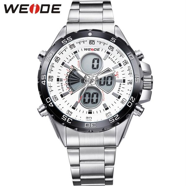 weide silver stainless steel bracelect mens waterproof analog digital auto date quartz watches male brand business watches272y, Slivery;brown
weide silver stainless steel bracelect mens waterproof analog digital auto date quartz watches male brand business watches272y, Slivery;brown