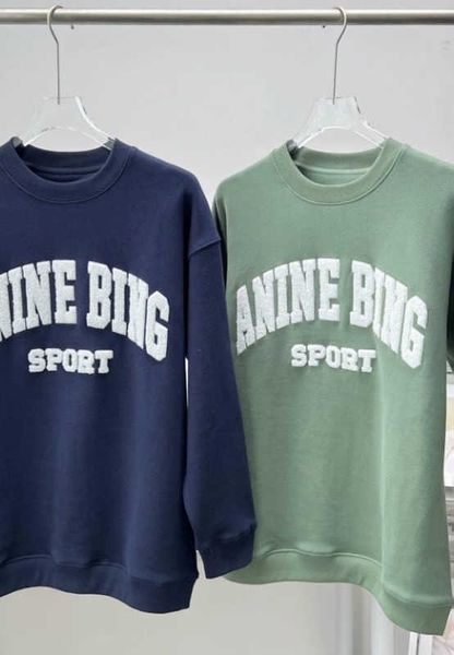 23ss anines bings fashion designer sweatshirt classic hoodie cotton letter print inner fleece grey pullover casual hoodies sweater, Black
23ss anines bings fashion designer sweatshirt classic hoodie cotton letter print inner fleece grey pullover casual hoodies sweater, Black