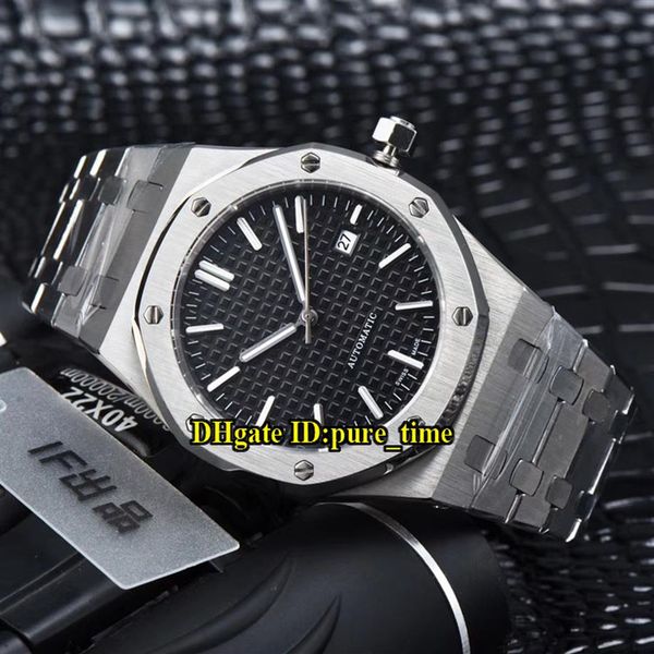 new 41mm royal date 15400st oo 1220st 01 black texture dial 15400 automatic mens watch stainless steel strap gents wa285n, Slivery;brown
new 41mm royal date 15400st oo 1220st 01 black texture dial 15400 automatic mens watch stainless steel strap gents wa285n, Slivery;brown