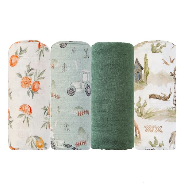 blankets swaddling happyflute 120110cm digital print 4pcs set bamboo cotton 2layer super soft muslin swaddle wrap for born baby 230824
blankets swaddling happyflute 120110cm digital print 4pcs set bamboo cotton 2layer super soft muslin swaddle wrap for born baby 230824