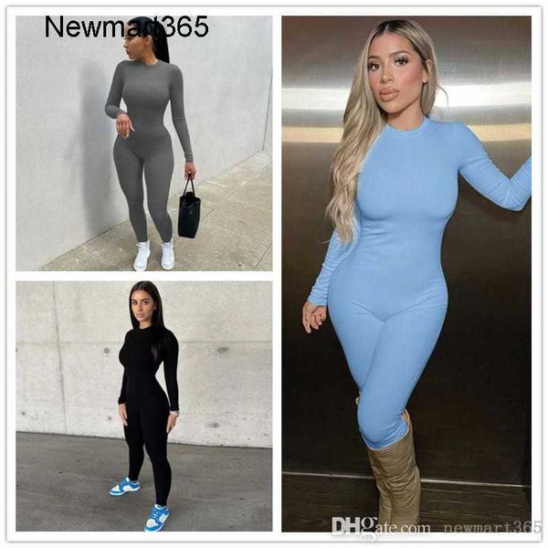designer womens jumpsuits 2023 autumn new fashion solid color slim fit yoga sports rompers 3 colours, Black;white
designer womens jumpsuits 2023 autumn new fashion solid color slim fit yoga sports rompers 3 colours, Black;white