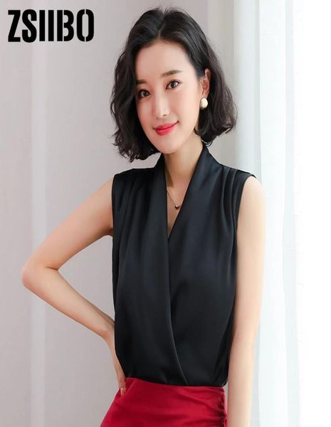 summer korean style women work blouse irregular silk shirt vintage sleeveless ladise boho plus size female clothes9355829, White
summer korean style women work blouse irregular silk shirt vintage sleeveless ladise boho plus size female clothes9355829, White