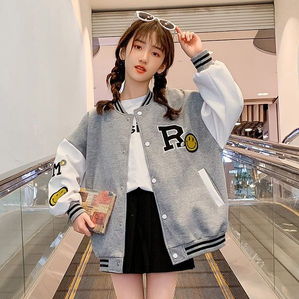 jackets children's korean style autumn jackets teenager casual baseball bomber tiny school uniform kids clothes for teen quilted coats, Blue;gray
jackets children's korean style autumn jackets teenager casual baseball bomber tiny school uniform kids clothes for teen quilted coats, Blue;gray