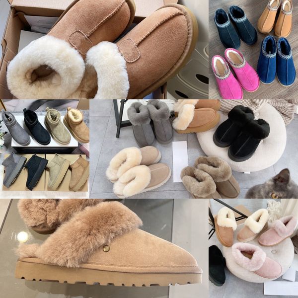 35-45 tasman slippers boot tazz chestnut fur slides disquette women men platform sheepskin shearling uggly mini booties winter mules fluff a, Black 
35-45 tasman slippers boot tazz chestnut fur slides disquette women men platform sheepskin shearling uggly mini booties winter mules fluff a, Black