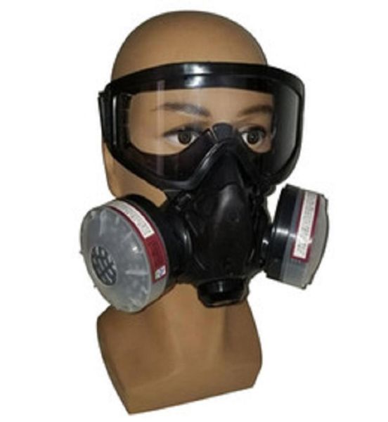 filter gas mask half face filter breathing respirator with antifog glasses chemical dust mask for painting spray welding9038538, Black;white
filter gas mask half face filter breathing respirator with antifog glasses chemical dust mask for painting spray welding9038538, Black;white