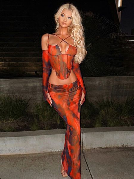 two piece dress townlike party tie dye print two piece set crop and skirts slim bodycon 2 pieces set autumn winter outfits 230824, White
two piece dress townlike party tie dye print two piece set crop and skirts slim bodycon 2 pieces set autumn winter outfits 230824, White