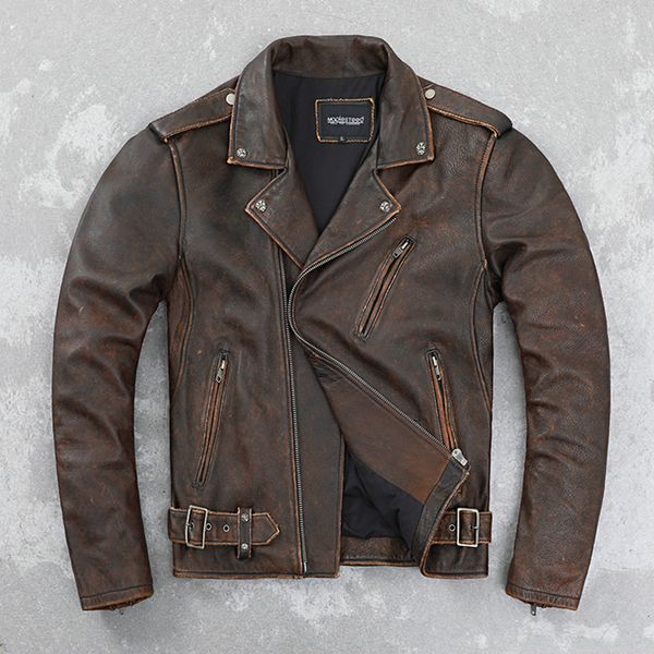 men's jackets cowhide leather coat retro distressed motorcycle cycling clothing trendy youth lapespring and autumn 230824, Black;brown
men's jackets cowhide leather coat retro distressed motorcycle cycling clothing trendy youth lapespring and autumn 230824, Black;brown