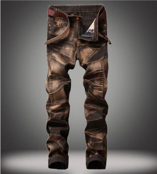 men vintage straight jeans fashion trendy light wash long pants spring autumn winter clothing trousers3961572, Blue
men vintage straight jeans fashion trendy light wash long pants spring autumn winter clothing trousers3961572, Blue