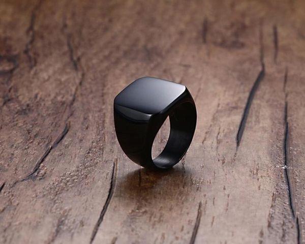 mens womens pinky ring stainless steel band big rings silvercolor black signet polished biker bague party jewelry anillos81498962022913, Golden;silver
mens womens pinky ring stainless steel band big rings silvercolor black signet polished biker bague party jewelry anillos81498962022913, Golden;silver