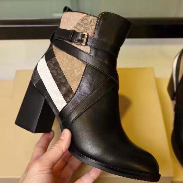 plaid leather ankle boots christmas boots platform slip on round flat platform half boots luxury designer high women's chunky heel ride, Black
plaid leather ankle boots christmas boots platform slip on round flat platform half boots luxury designer high women's chunky heel ride, Black
